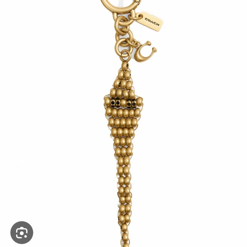 NWT COACH Lunar New Year Beaded Snake Bag Charm 🐍✨